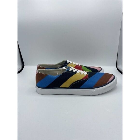 Men's Sperry x Rowing Blazers Top Siders “Croquet Stripers” Rare STS22869 Size 9 - Picture 5 of 6